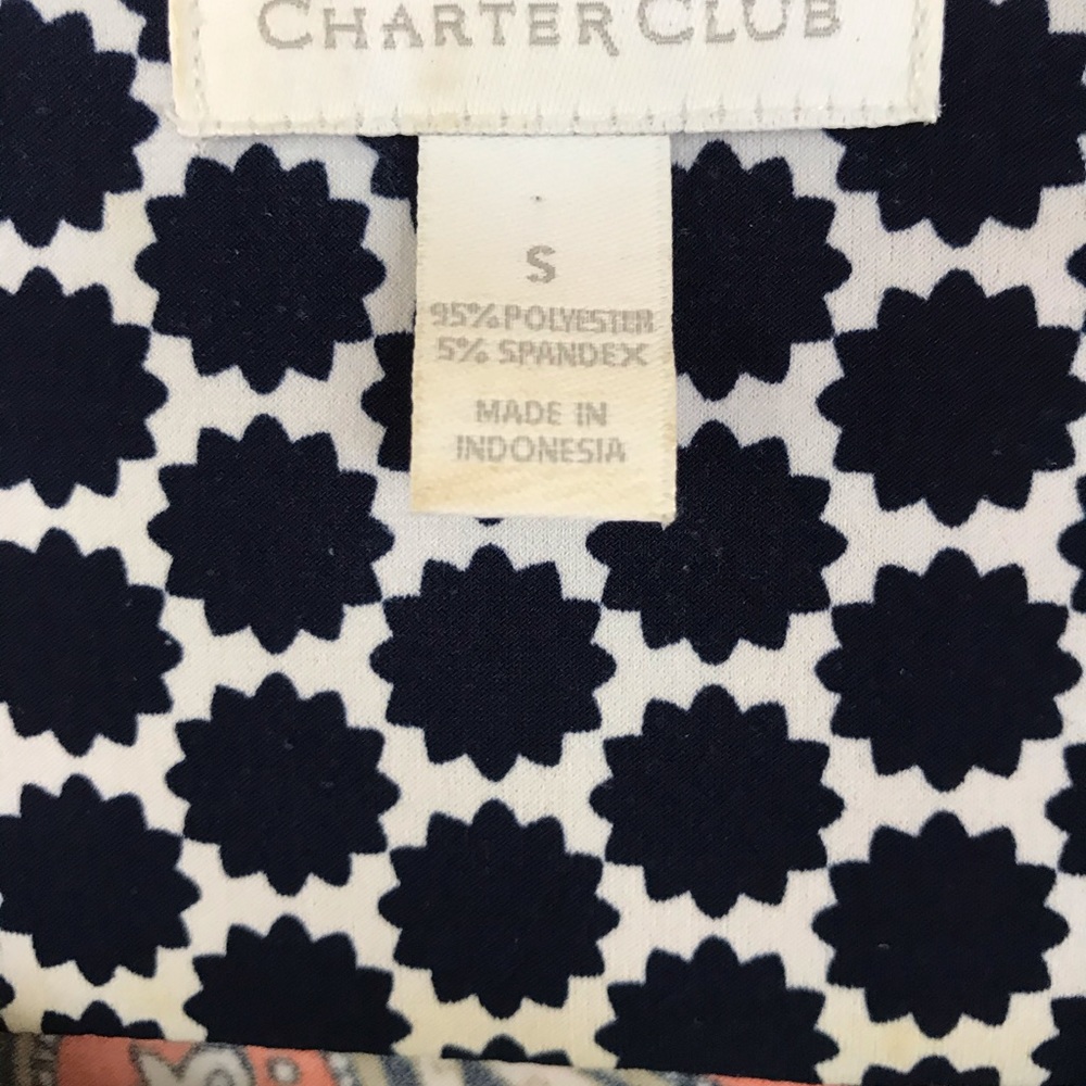 Charter Club Paisley Top   Small - Picture 4 of 8